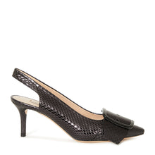 Load image into Gallery viewer, Casadei - Leather 60mm Slingback Pumps Black