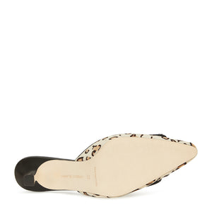 Manolo Blahnik - Mafrisa 50 Calf Hair Mules Leopard Print
