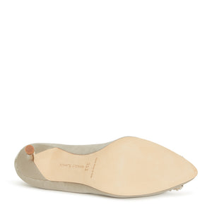 Manolo Blahnik - Hangisi 70 Crystal-embellished Satin Pumps Light Grey